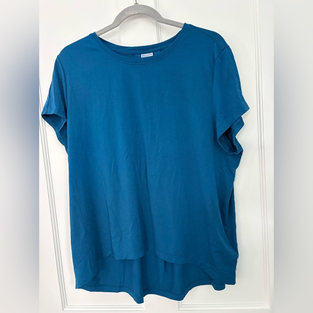 Athleta Royal Blue Short Sleeve Tee